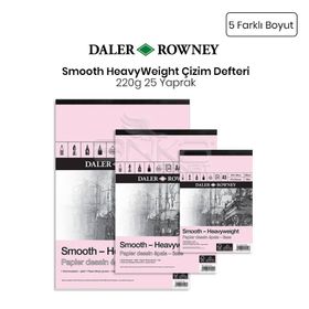 Daler Rowney Smooth Heavyweight 220 gr 25 Yaprak Defter