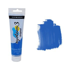 Daler Rowney System 3 112 Coeruleum Blue 150 ml Akrilik Boya