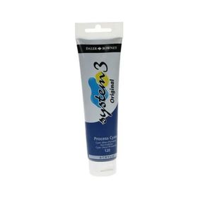 Daler Rowney System 3 120 Process Cyan 150 ml Akrilik Boya