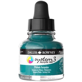 Daler Rowney System 3 154 Phthalo Turquoise 29.5ml Akrilik Boya