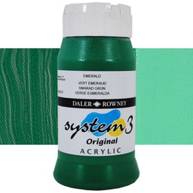 Daler Rowney System 3 335 Emerald 500ml Akrilik Boya