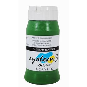 Daler Rowney System 3 367 Oxide Chromium Green 500ml Akrilik Boya