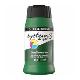 Daler Rowney System 3 367 Oxide Chromium Green 500ml Akrilik Boya