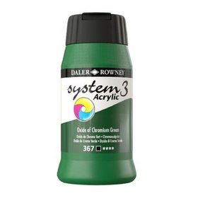 Daler Rowney System 3 367 Oxide Chromium Green 500ml Akrilik Boya