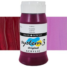 Daler Rowney System 3 433 Purple 500ml Akrilik Boya