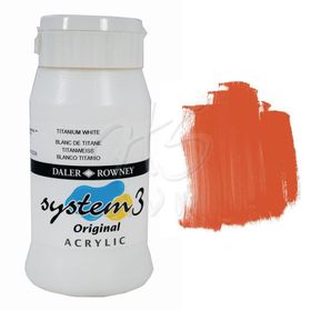 Daler Rowney System 3 503 Cadmium Red 500 ml Akrilik Boya