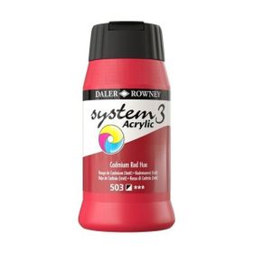 Daler Rowney System 3 503 Cadmium Red 500 ml Akrilik Boya