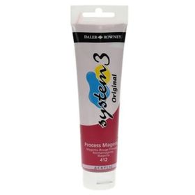 Daler Rowney System 3 504 Cadmium Red Deep 150 ml Akrilik Boya