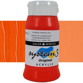 Daler Rowney System 3 638 Cadmium Orange Light 500ml Akrilik Boya