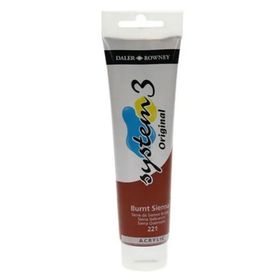 Daler Rowney System 3 667 Raw Sienna 150 ml Akrilik Boya
