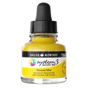 Daler Rowney System 3 681 Flourecent Yellow 29.5ml Akrilik Boya