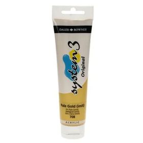 Daler Rowney System 3 708 Pale Gold 150 ml Akrilik Boya