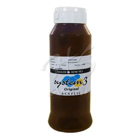Daler Rowney System 3 Burnt Umber 1000 ml Akrilik Boya