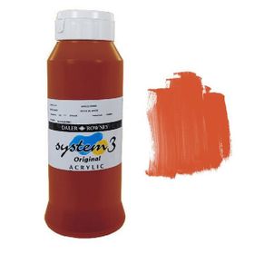 Daler Rowney System 3 Cadmium Red 1000 ml Akrilik Boya