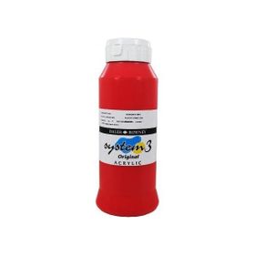 Daler Rowney System 3 Cadmium Red 1000 ml Akrilik Boya