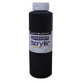 Daler Rowney System 3 Mars Black 1000 ml Akrilik Boya
