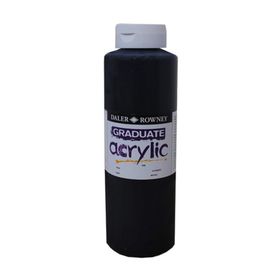 Daler Rowney System 3 Mars Black 1000 ml Akrilik Boya