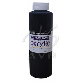 Daler Rowney System 3 Mars Black 1000 ml Akrilik Boya