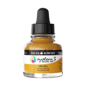 Daler Rowney System3 29.5 ml Yellow Ochre Akrilik Mürekkep Boya