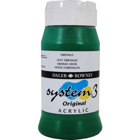 Daler Rowney System3 500 ml Emerald 335 Akrilik Boya