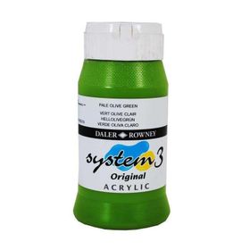 Daler Rowney System3 500 ml Pale Olive Green 368 Akrilik Boya