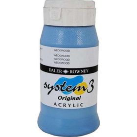 Daler Rowney System3 Akrilik Boya 500 ml Wedgwood 114 Akrilik Boya