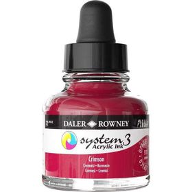 Daler Rowney System3 Ink 29.5 ml Crimson Akrilik Mürekkep
