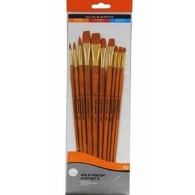 Daler Rowney Taklon 10'lu Fırça Seti