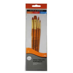 Daler Rowney Taklon 4’lü Fırça Seti