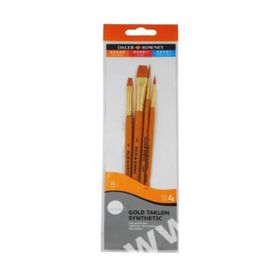 Daler Rowney Taklon 4’lü Fırça Seti