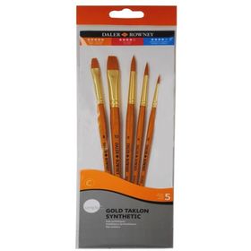 Daler Rowney Taklon 5’li Fırça Seti