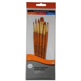 Daler Rowney Taklon 6’lı Fırça Seti
