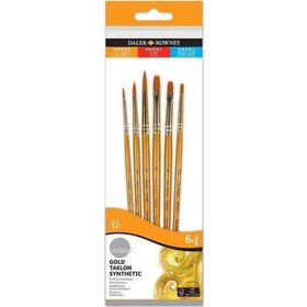 Daler Rowney Taklon 6’lı Fırça Seti