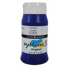 Daler Rowney Ultramarine 123 500 ml System 3 Akrilik Boya
