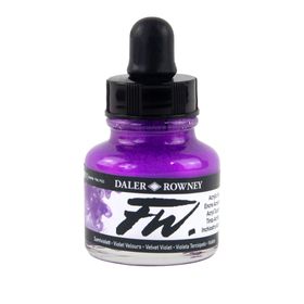 Daler Rowney Velvet Violet 454 Fw Acrylic Artist Ink 29.5 ml Cam Şişe