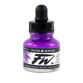 Daler Rowney Velvet Violet 454 Fw Acrylic Artist Ink 29.5 ml Cam Şişe