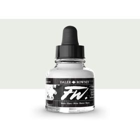 Daler Rowney White 011 FW Acrylic Artist Ink 29.5 ml Cam Şişe