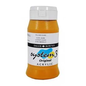 Daler Rowney Yellow Ochre 663 500 ml System 3 Akrilik