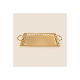 Dalgıç Gold 25x35 cm Dikdörtgen Küçük Tepsi