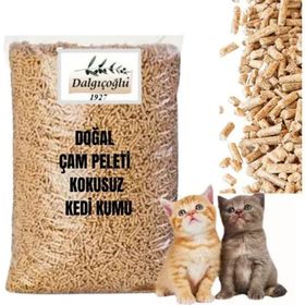 Dalgıçoğlu 20 lt Çam Pelet %100 Doğal Çam Peleti Kedi Kumu