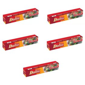 Dalia 5 Adet 45 cm 100 mt 8 Mikron Şeffaf Mutfak Rulo Streç Film