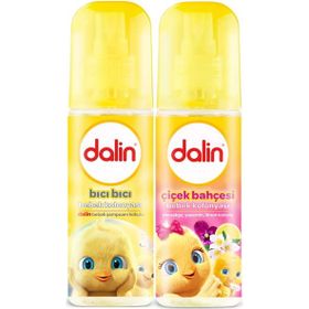 Dalin 150 ml Bıcı Bıcı Kokusu-Çiçek Bahçesi Karma 2'li Bebek Kolonyası Set