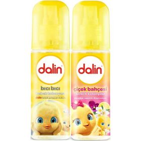 Dalin 150 ml Bıcı Bıcı Kokusu-Çiçek Bahçesi Karma 2'li Bebek Kolonyası Set