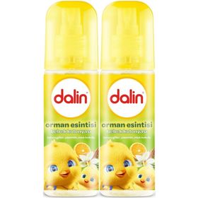 Dalin 150 ml Orman Esintisi Vanilya-İris Çiçeği-Portakal Kokulu 2'li Bebek Kolonyası Set