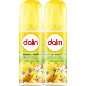 Dalin 150 ml Orman Esintisi Vanilya-İris Çiçeği-Portakal Kokulu 2'li Bebek Kolonyası Set
