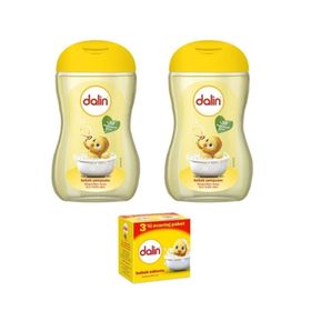 Dalin 2x100 ml Klasik Bebek Şampuanı + Dalin Hassas Ciltler için 3'lü Bebek Sabunu