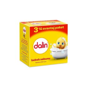 Dalin 2x100 ml Klasik Bebek Şampuanı + Dalin Hassas Ciltler için 3'lü Bebek Sabunu