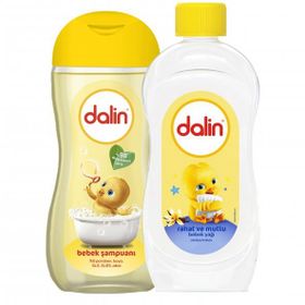 Dalin 2x225 ml Şampuan+100 ml Bebek Kolonyası