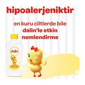 Dalin 2x300 ml Etkin Nemlendirici Bebek Yağı