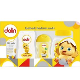 Dalin 3 Adet Şampuan+3 Adet Sabun+3 Islak Havlu Mendil Bebek Bakım Seti